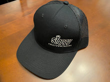 Black Sloppy Snapback logo hat