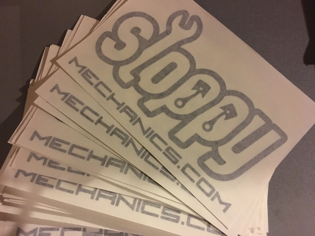 Sloppy Mechanics Logo Vinyl Sticker