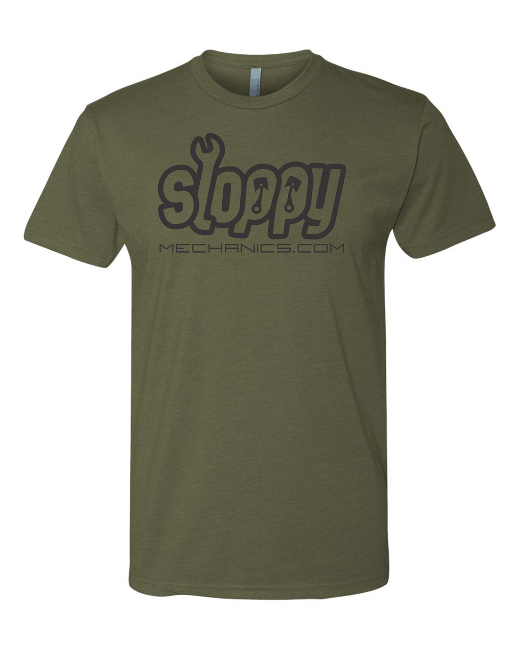 Army Green Classic Sloppymechanics.com T-Shirt